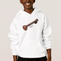 Ilustração de desenho animado de violão