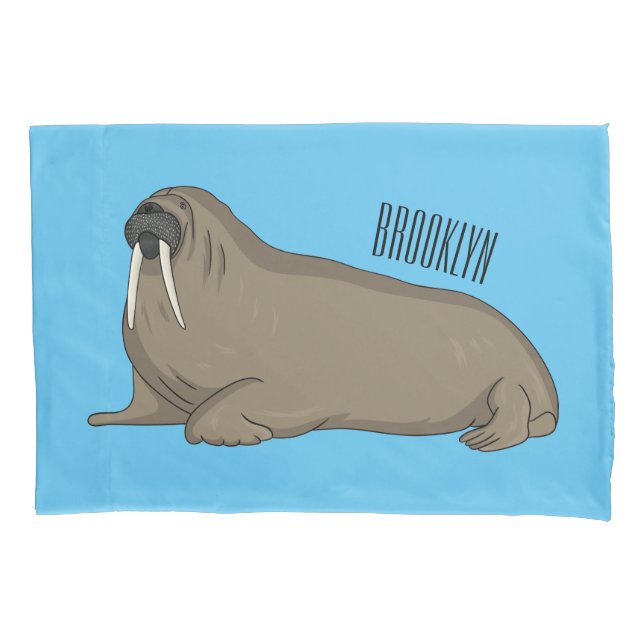 Ilustração de desenho animado de Walrus (Frente)