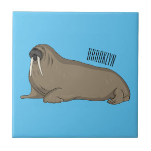 Ilustração de desenho animado de Walrus