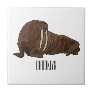 Ilustração de desenho animado de Walrus