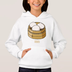 Ilustração de desenho animado Dim sum