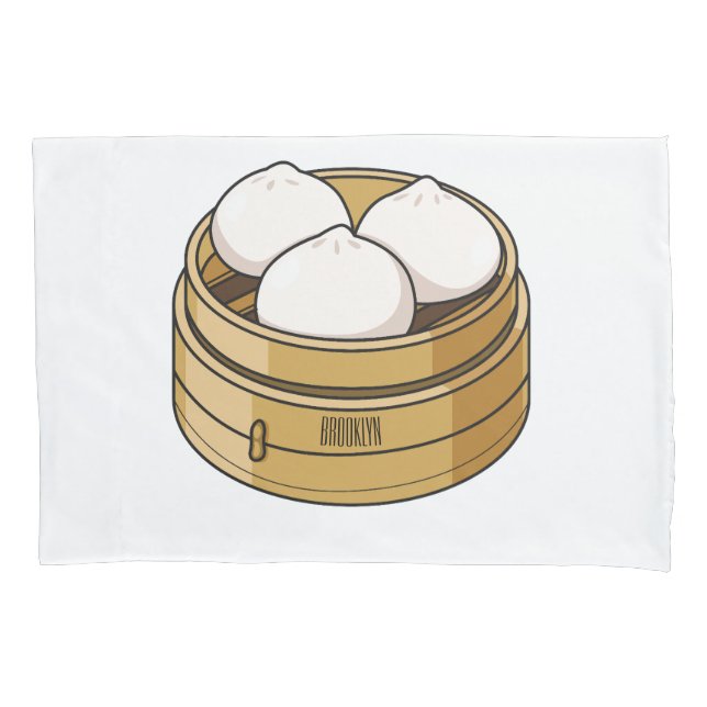 Ilustração de desenho animado Dim sum (Frente)