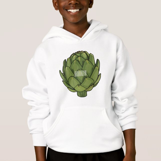 Ilustração de desenho animado do Artichoke (Frente)