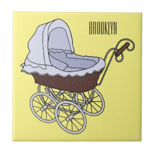 Ilustração de desenho animado do stroller