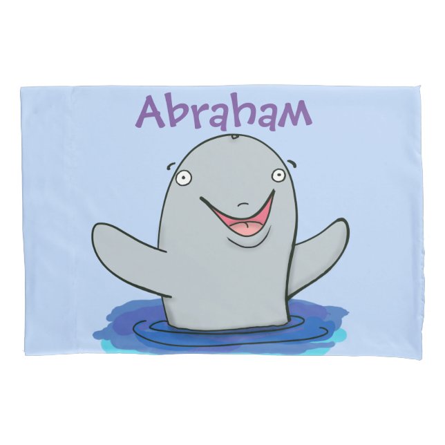 Ilustração de desenho animado feliz e adorável (Frente)