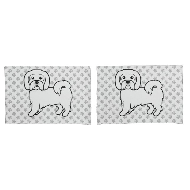 Ilustração de desenho animado fofo do Coton De Tul (Frente - conjunto)