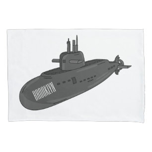 Ilustração de desenho animado submarino