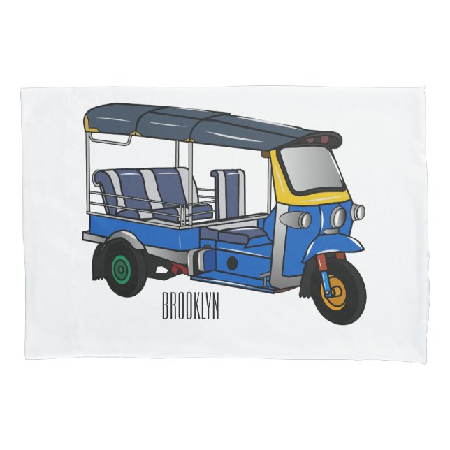 Ilustração de desenho animado Tuk tuk (Frente)