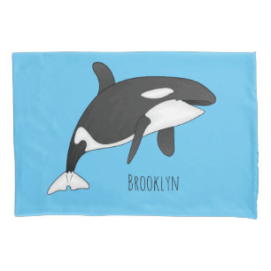 Ilustração de desenho da baleia assassina
