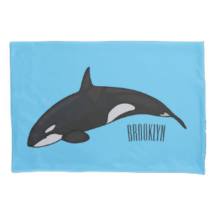 Ilustração de desenho da baleia assassina