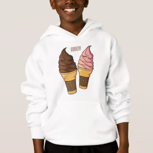 ilustração de desenho de cone de sorvete