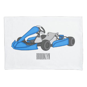 Ilustração de desenho de corrida de Kart