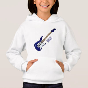 Ilustração de desenho de guitarra elétrica
