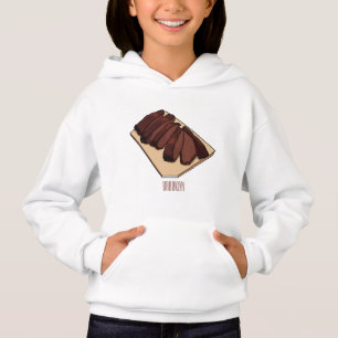 Ilustração de desenho do peito de carne