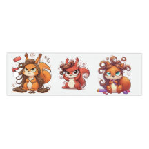 Ilustração de Esquilo Engraçado - Cabelo Mau Glamo