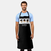 Ilustração de Estilos de Cabelo Masculino Barbeiro