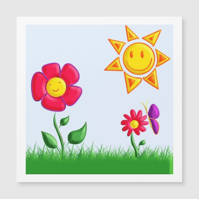 Ilustração de jardim (Frente)