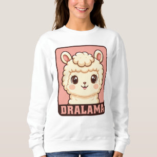Ilustração de lhama fofa em camiseta