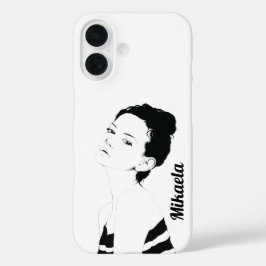 Ilustração de menina personalizada