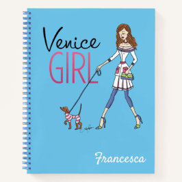 Ilustração de Moda de Menina Venetiana Personaliza