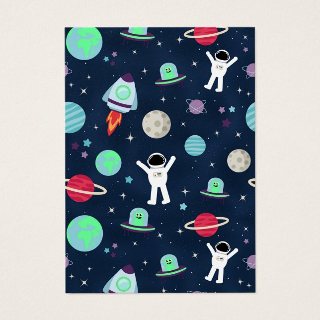 Ilustração de padrão de espaço (Frente)