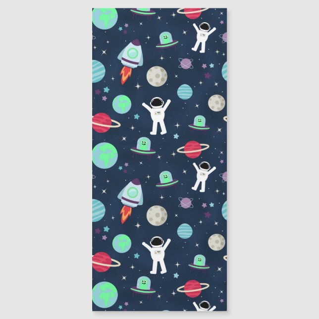 Ilustração de padrão de espaço (Frente)