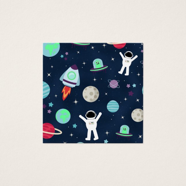 Ilustração de padrão de espaço (Frente)
