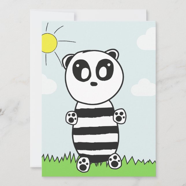 Ilustração de Panda Fofo (Frente)