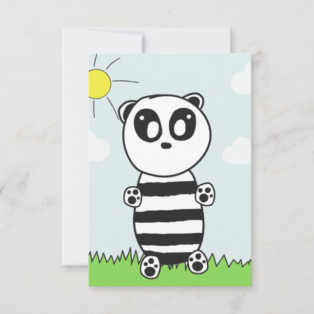 Ilustração de Panda Fofo (Frente)