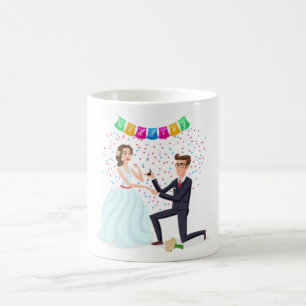 Ilustração de Proposta Caprichosa Caneca de Café d