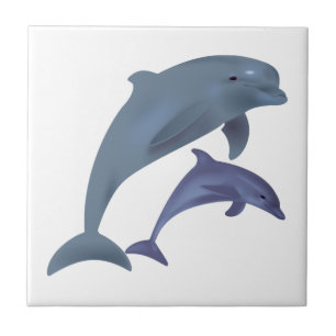 Ilustração de salto dos golfinhos