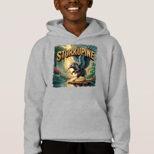 Ilustração de Storkupine – Cegonha Porco Espinho E