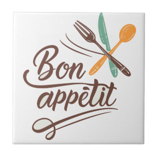 Ilustração de talheres de decoração Bon Appétit Ki