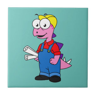 Ilustração De Um Trabalhador De Construção De Steg