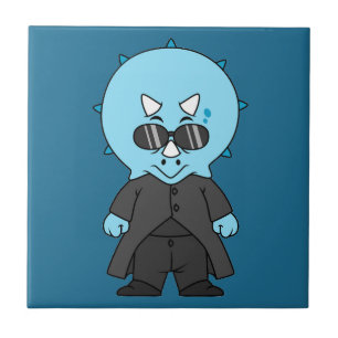 Ilustração De Um Tricerátops Matriz.