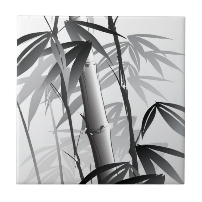 Ilustração de uma pintura oriental do estilo (Frente)