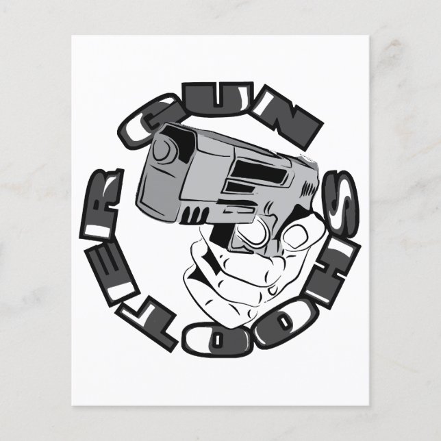 Ilustração do atirador de arma (Frente)