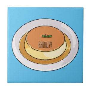 ilustração do caramelo do creme