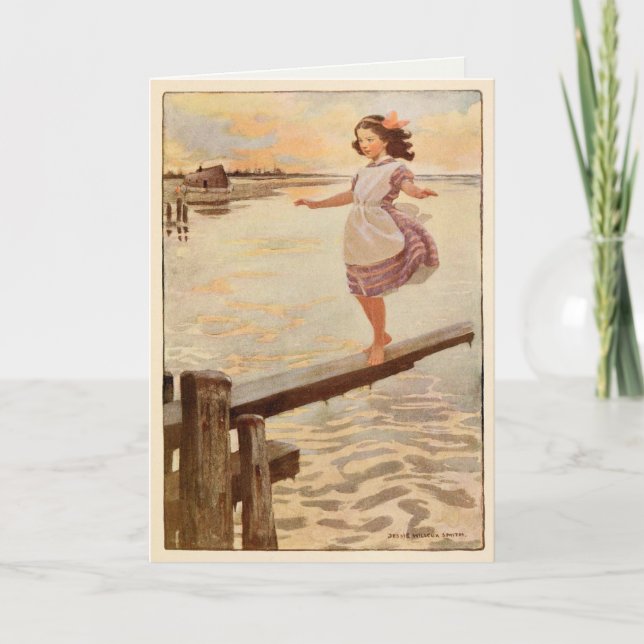 Ilustração do cartão de Jessie Willcox Smith (Frente)