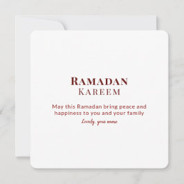 Ilustração do Cartão de Saudação Ramadã Islâmico