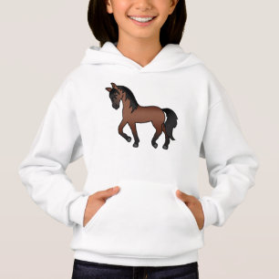 Ilustração do desenho animado de cavalos de Trot