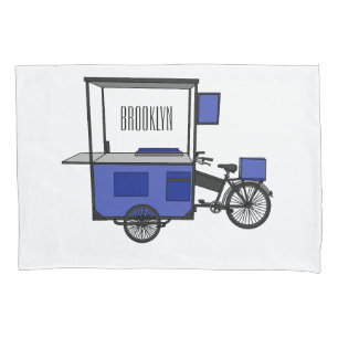 ilustração do desenho do carrinho de comida