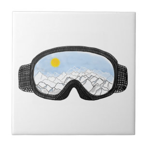 Ilustração do Modo Montanha Ski Goggles