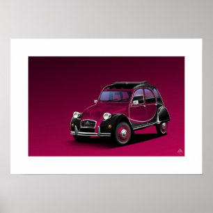 Ilustração do poster de Citroen 2CV Charleston