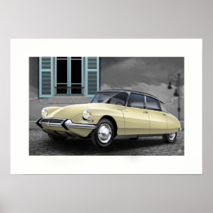 Ilustração do poster de Citroen DS