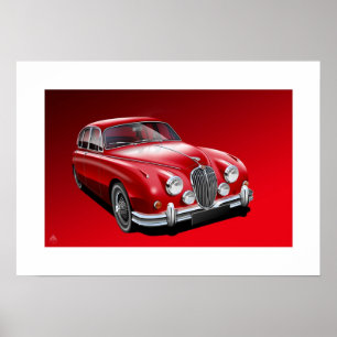 Ilustração do poster de Jaguar MK2