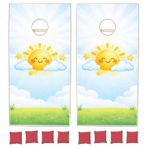Ilustração do Quarto de Bebê Céu Calmo Sol Suave
