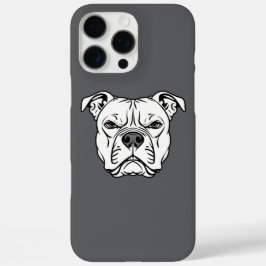 Ilustração do Rosto Bulldog Negrito