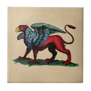 Ilustração do vintage do grifo