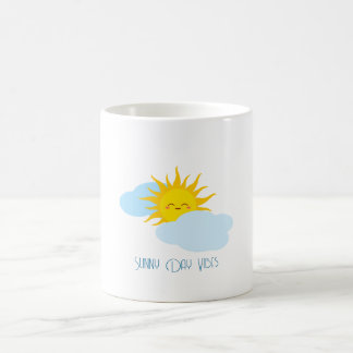 Ilustração Gira do Sorriso Solar com Caneca de Tex